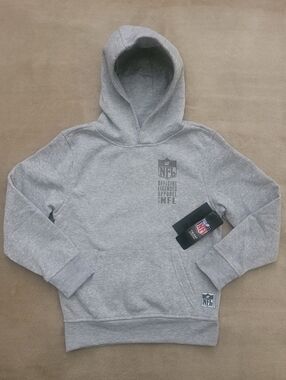 NFL Kid Gray Hoodie Sweater Size 8